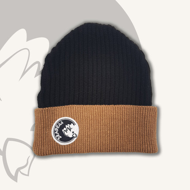 Recycled cashmere and wool beanie - Style 2